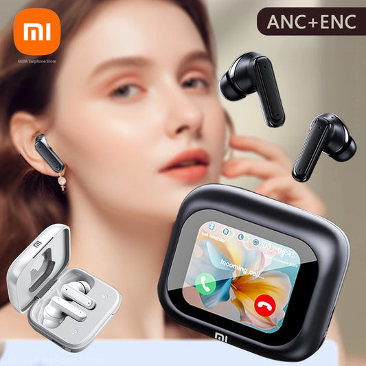 XIAOMI New Full In Touch Screen Headphone ANC E18 Pro Bluetooth5.4 Noise Cancelling Earphone Wireless InEar ENC Earbuds With Mic ShopOnlyDeal
