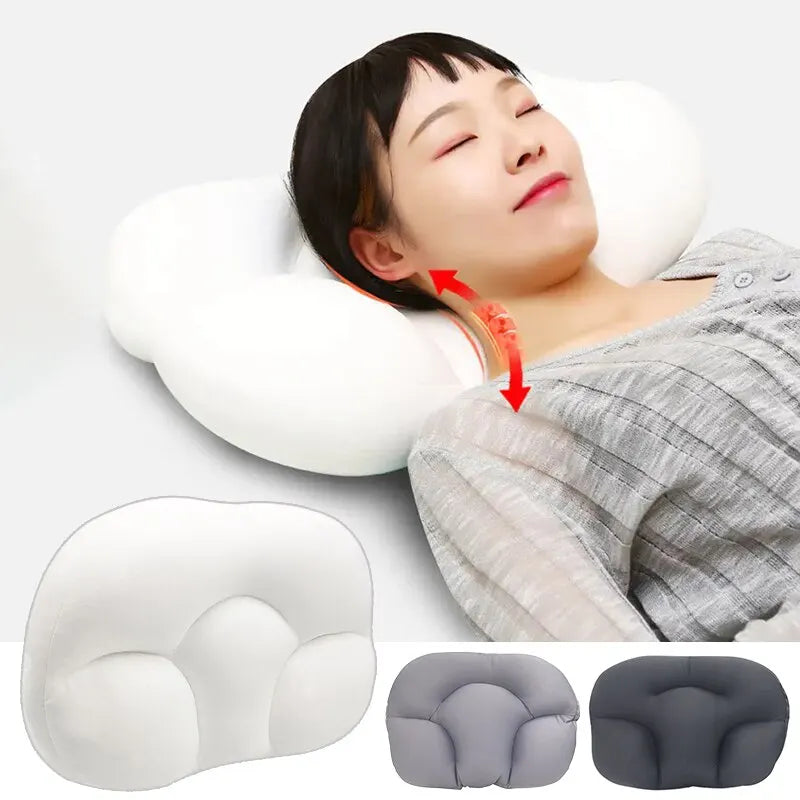 All-round Egg Shaped Cloud Pillow Soft Bed Pillow Nursing Pillow 3D Ergonomic Sleeping Memory Foam Egg Shaped Ergonomic Pillows ShopOnlyDeal