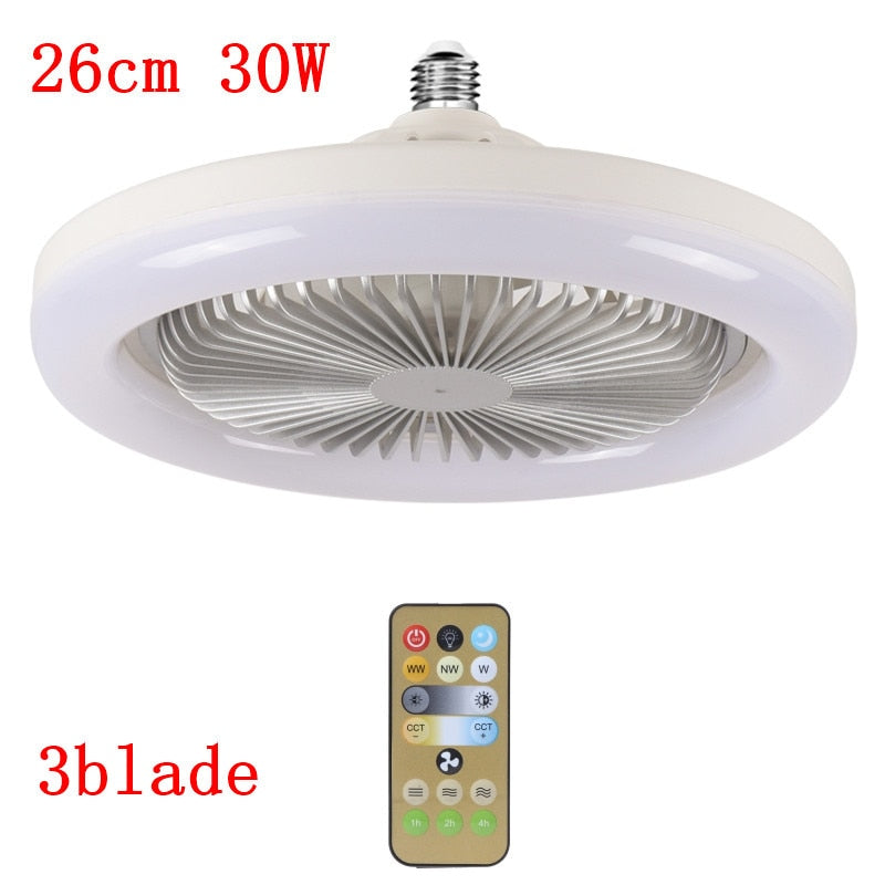 for Smart Ceiling Fan with Remote Control B22 to E27 Converter Base/1m E27 Cable ShopOnlyDeal