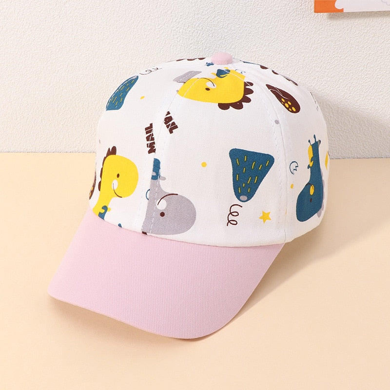 Cartoon Dinosaur Children Baseball Cap Cute Animal Kids Sun Hat Spring Corduroy Outdoor Boys Girls Peaked Caps Bonnet Gorras ShopOnlyDeal