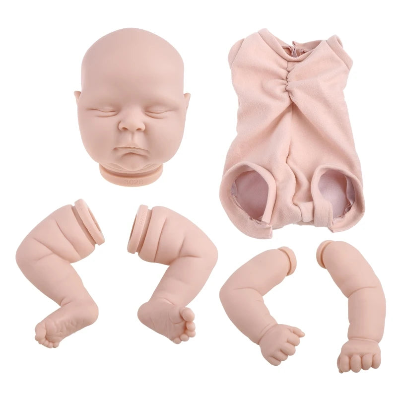 21 inches Unfinished Newborn Baby Toy Real Looking for Doll Accessories Unpainted for Doll Parts Vinyl for Doll Pleasant ShopOnlyDeal