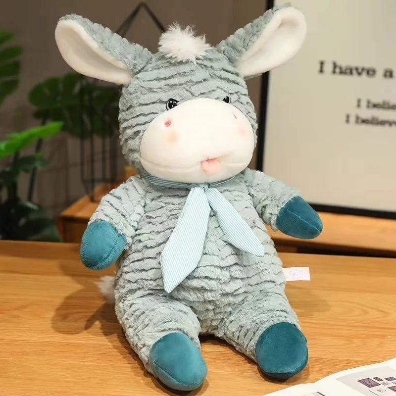 Cute Cookie Donkey Doll Plush Toy | Soft Stuffed Donkey Hugging Pillow | Grabbing Machine Doll | Children's Birthday and Holiday Gift ShopOnlyDeal