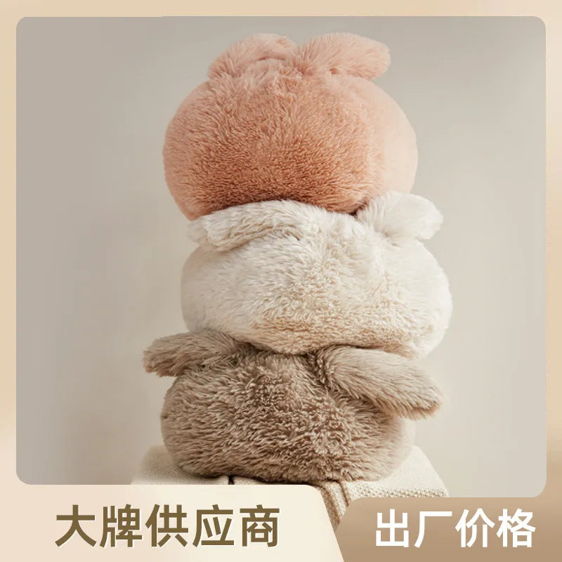 Rabbit Doll Plush Large Bed Ins Cartoon Doll Cute Freda Cushion Korean Style Beige Sleeping Pillow ShopOnlyDeal