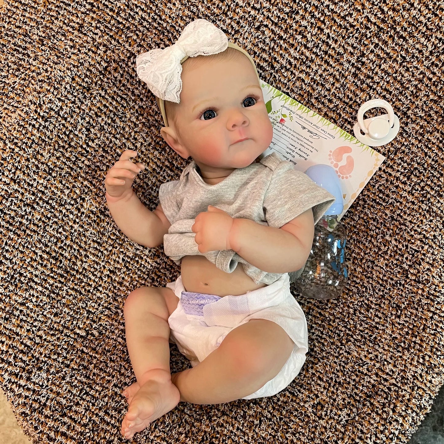 Cuddly Bettie Bebe Reborn Girl Full Body Silicone Doll 50cm Collectible Lifelike Realistic Art Reborn Dolls muñecas reborn ShopOnlyDeal