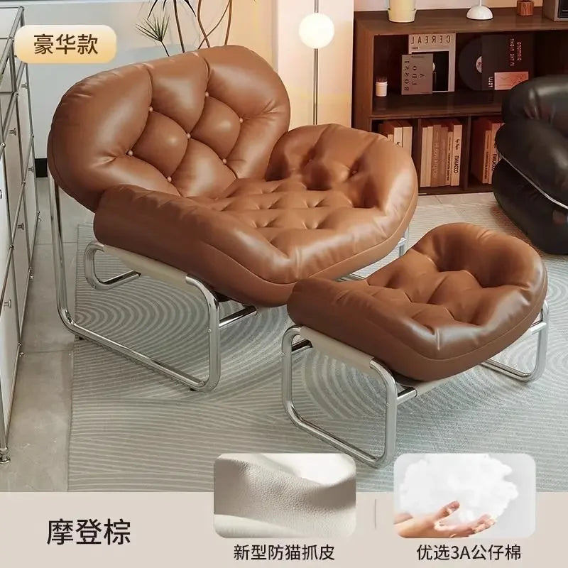 Lazy Sofa, Home Living Room, Casual Single Sofa Chair, Small Apartment, Balcony, Can Lie Down or Sleep, Nap Time, Reading Chair ShopOnlyDeal