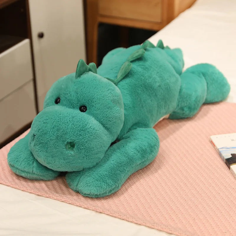 Kawaii Bear Plush Toys Pig/Crocodile/Husky Lying Stuffed Animal Plushie Pillow  For Girls Cute Children's Toys For Sleeping Toy ShopOnlyDeal