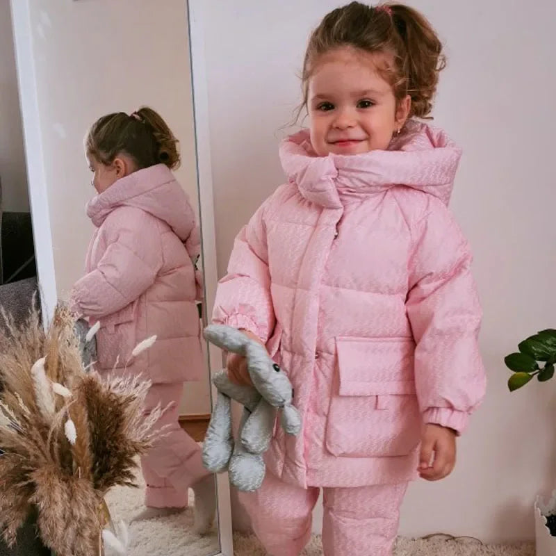 Winter Overalls Jumpsuit for Girls Boy Children Suits Jackets Kids Snowsuit Duck Down Parka Coat Toddler Baby Bear Toy Outerwear ShopOnlyDeal