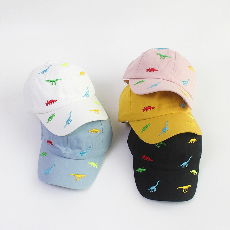 Cartoon Dinosaur Children Baseball Cap Cute Animal Kids Sun Hat Spring Corduroy Outdoor Boys Girls Peaked Caps Bonnet Gorras ShopOnlyDeal