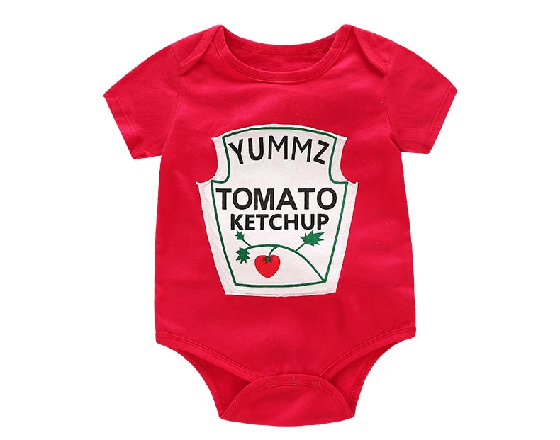 New Summer Baby Boys Girls Clothes Baby Bodysuit Short Sleeved Letter Baby Bodysuits One Pieces Cute Babies Twins Clothes #Y ShopOnlyDeal