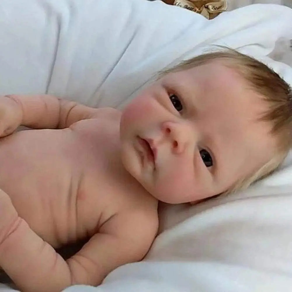 Reborn Baby Doll 45m Realistic Reborn Doll Full Body Silicone Reborn Baby Doll Newborn Doll Toy Birthday XMAS Gifts ShopOnlyDeal