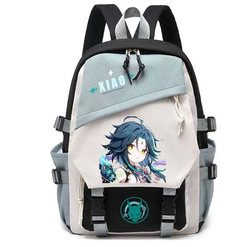 Genshin Impact Anime Cosplay Students School Bag Backpack Beelzebul Ayaka Xiao Bookbag Travel Rucksack Outdoor Boys Girls Gifts ShopOnlyDeal