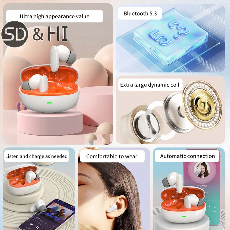 Wireless AI Translation Earphone Support Multilingual Language Business Trip Headphone Overseas Travel Headset Stereo Earbuds ShopOnlyDeal