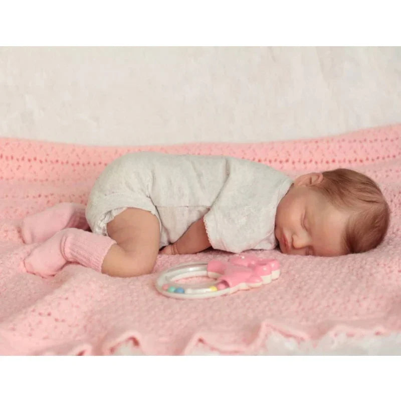 45cm Newborn Baby Full Body Vinyl Rosalie Lifelike Baby Multiple Layers Painted 3D Skin with Visible Veins Collectible Art Dolls ShopOnlyDeal