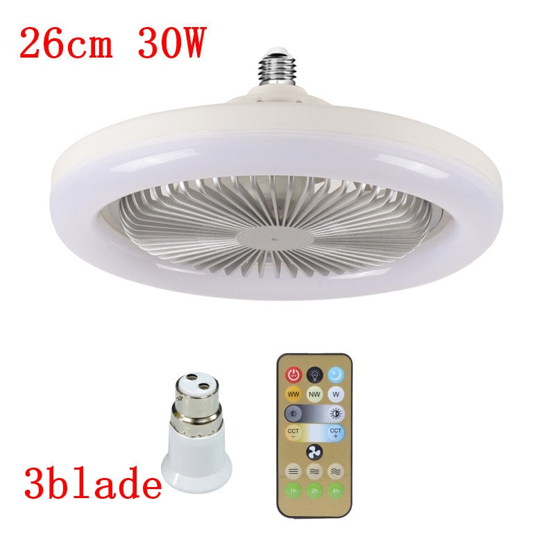 for Smart Ceiling Fan with Remote Control B22 to E27 Converter Base/1m E27 Cable ShopOnlyDeal