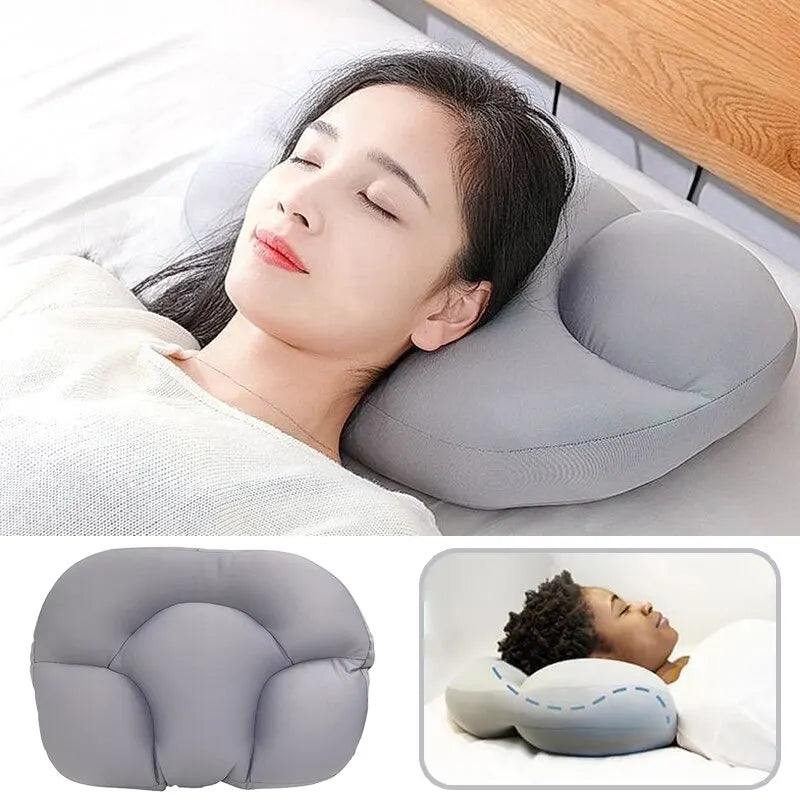 All-round Egg Shaped Cloud Pillow Soft Bed Pillow Nursing Pillow 3D Ergonomic Sleeping Memory Foam Egg Shaped Ergonomic Pillows ShopOnlyDeal