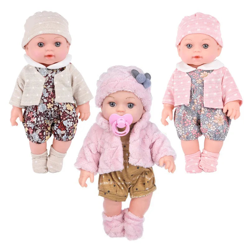 12in/30cm Doll Baby Simulation Soft Appease Be Education Reborn Doll Accessories Birthday Christmas kids Children's Day Gift ShopOnlyDeal