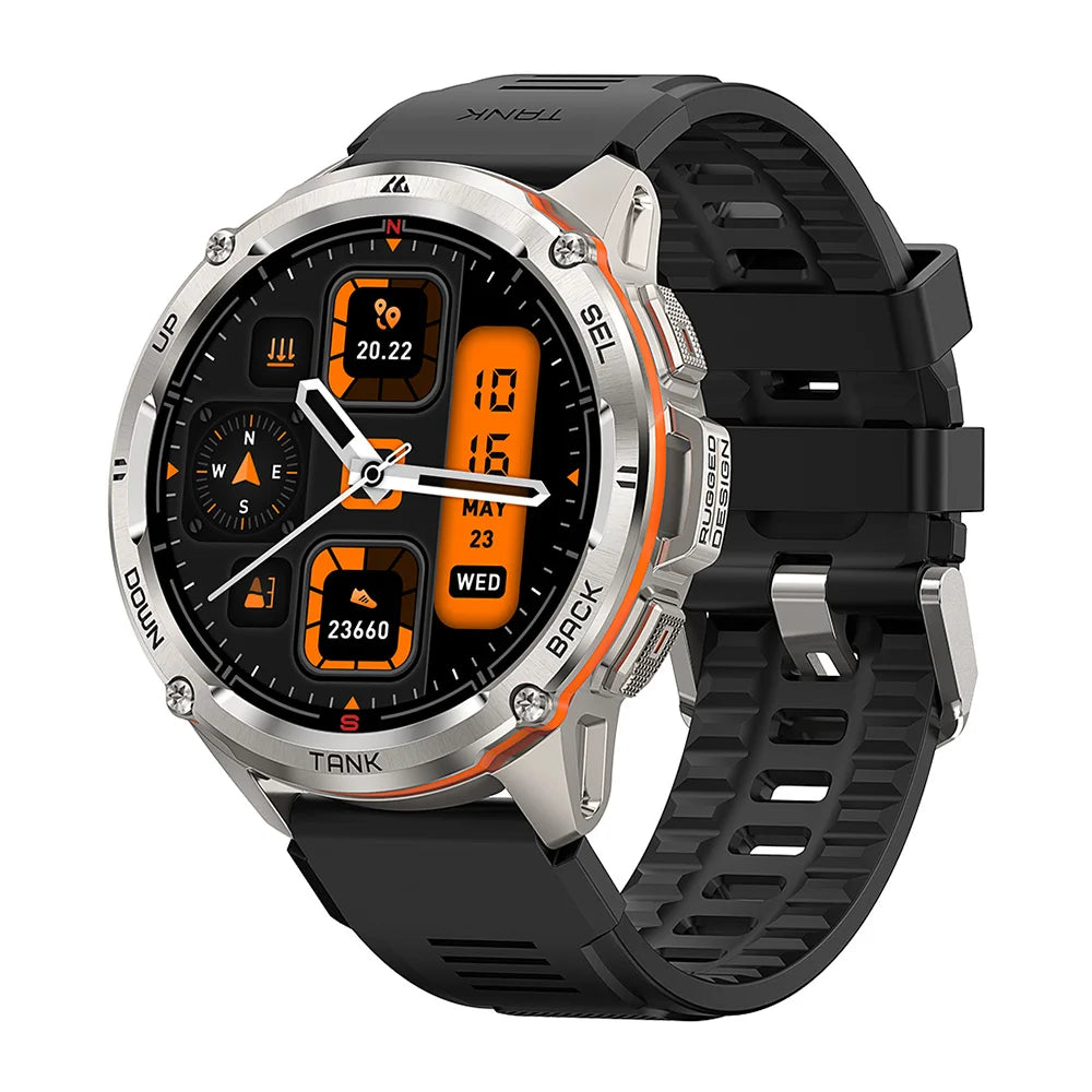 2024 Original AMAZTIM TANK T3 Ultra GPS Smartwatch For Men Women Waterproof Smartwatches Bluetooth Sport Digital Fitness Watch ShopOnlyDeal