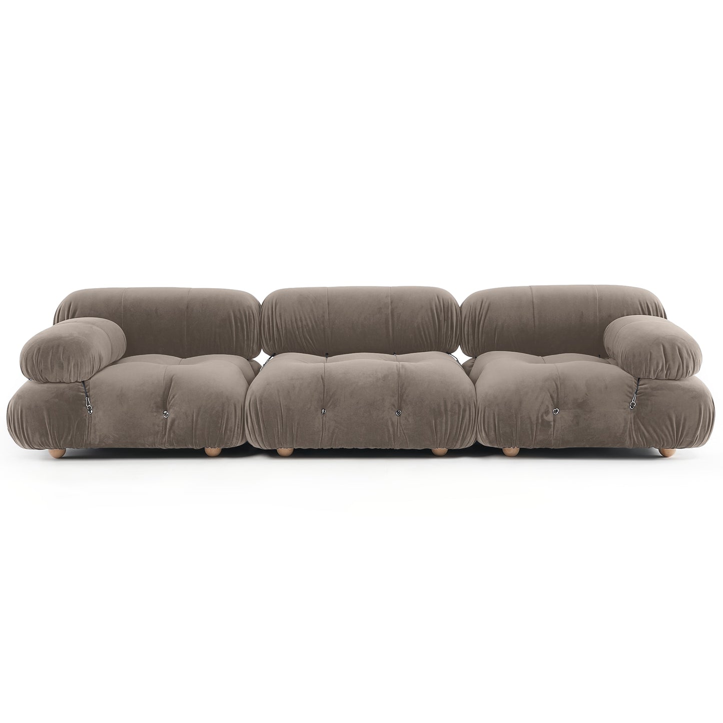 Create the Ultimate Family Living Room Retreat with our Suede Module Sofa Sectional Couches - Furniture Combination Block Modular Leisure Cloud Sofas Set for Comfy and Stylish Relaxation! ShopOnlyDeal