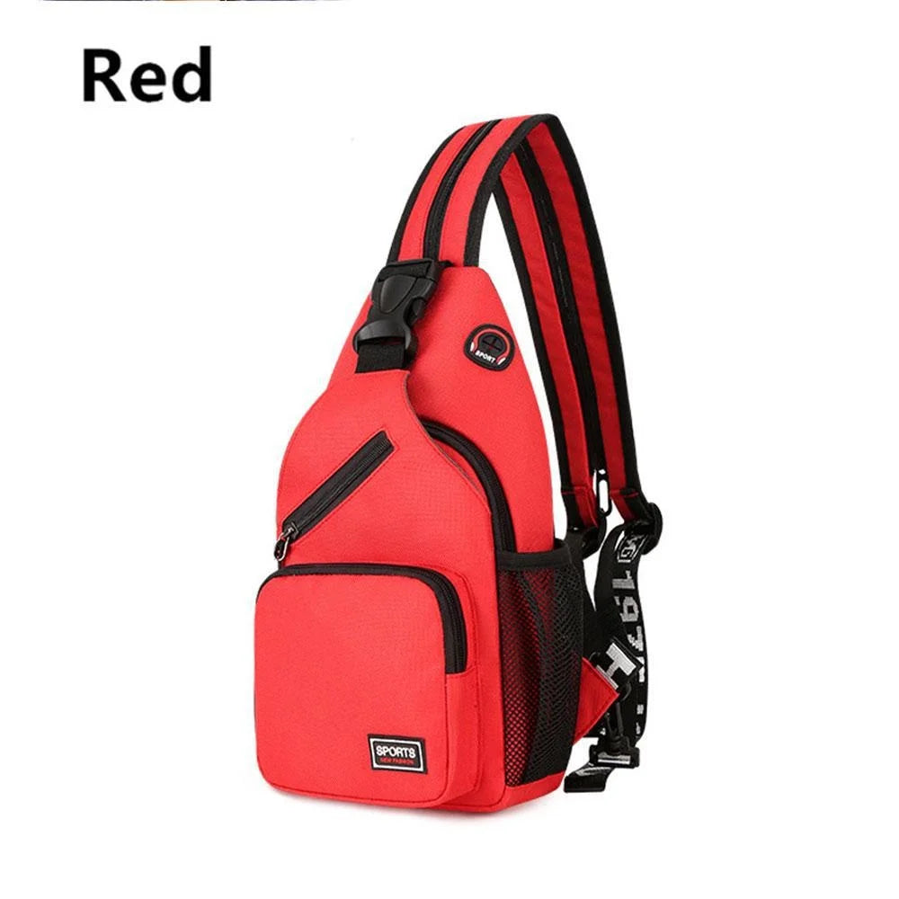 Men & Women Fashion Chest Bag | Shoulder Bag | Crossbody Bag | Oxford Cloth Sport Bag for Outdoor Activities ShopOnlyDeal