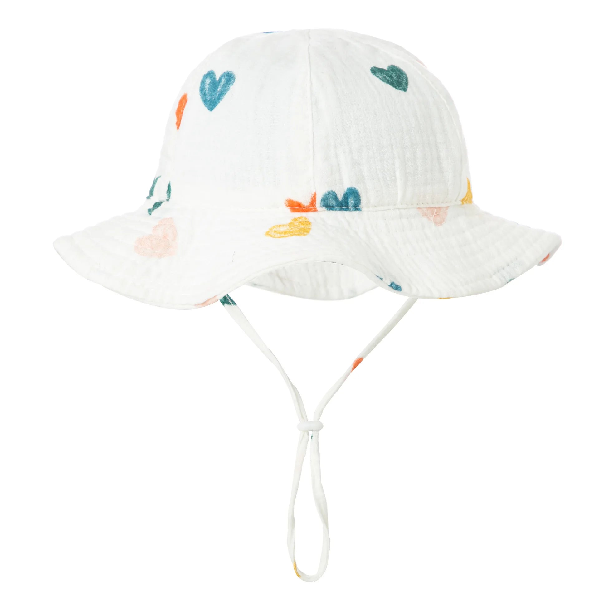 Baby Cotton Bucket Hat New Children Sunscreen Outdoor Caps Boys Girls Print Panama Hat Unisex Beach Fishing Hat For 3-12 Months ShopOnlyDeal