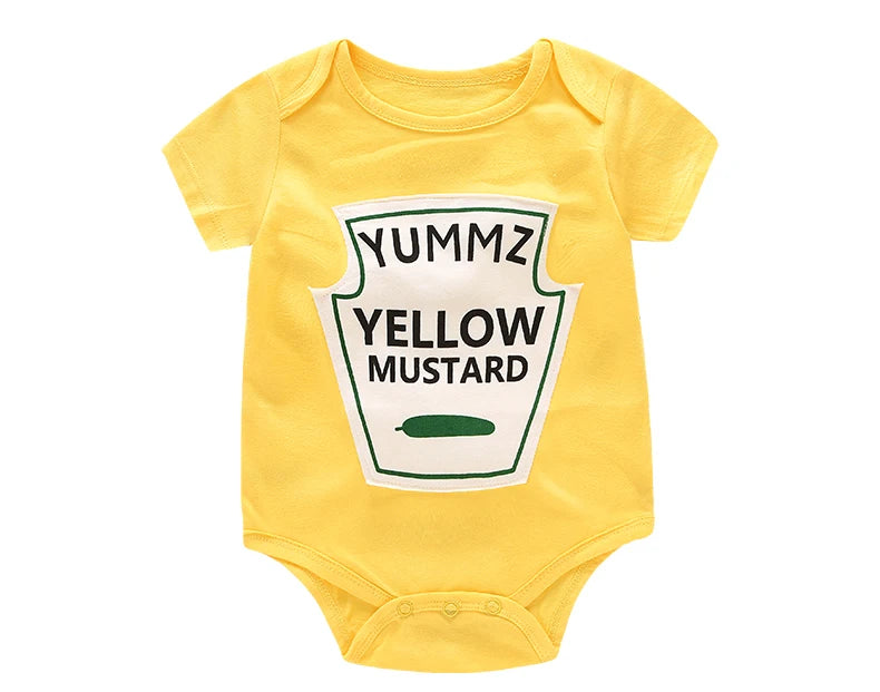 New Summer Baby Boys Girls Clothes Baby Bodysuit Short Sleeved Letter Baby Bodysuits One Pieces Cute Babies Twins Clothes #Y ShopOnlyDeal