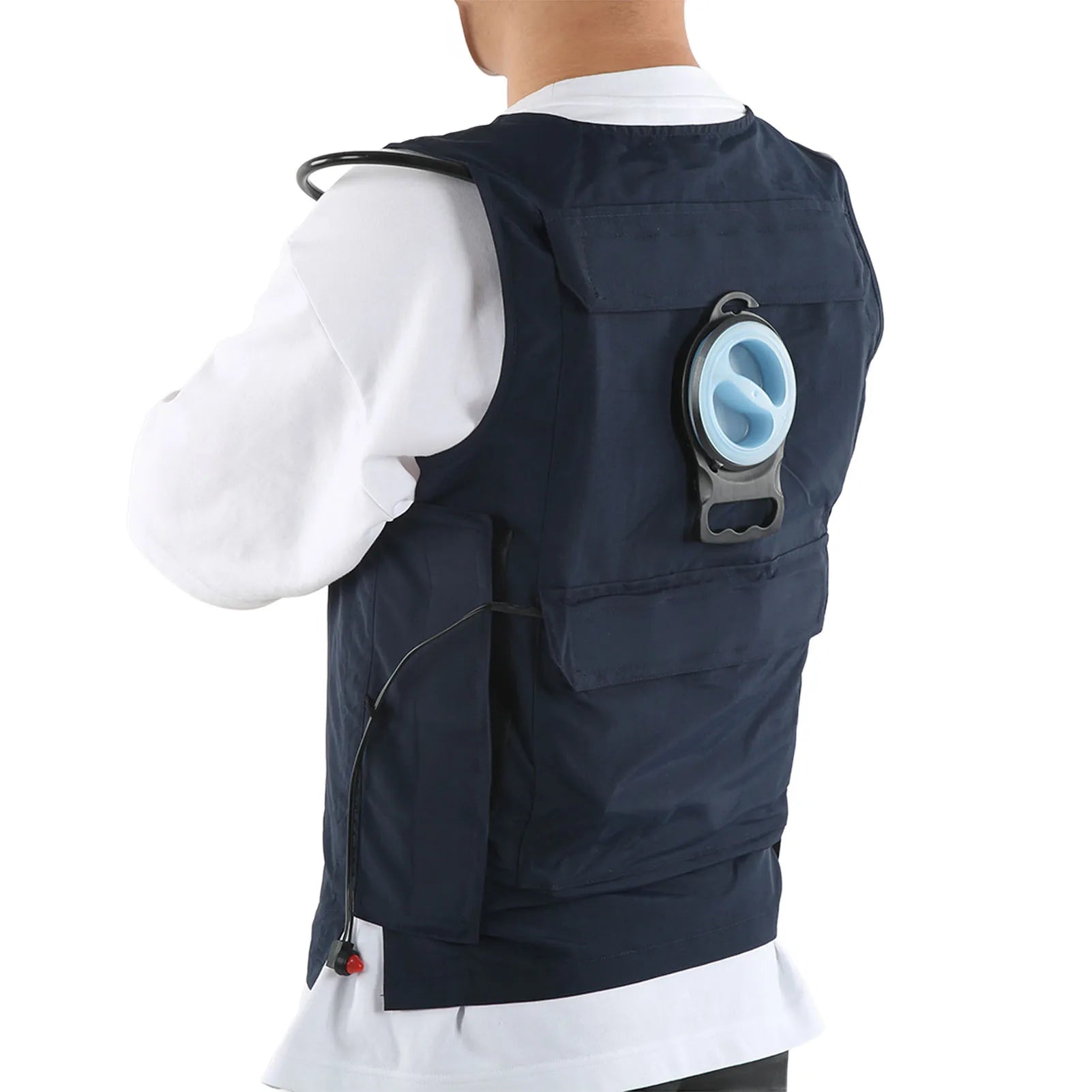 Cooling Vest Polyester TPU Water Circulation Adjustable Tightness Self Suction Pump Ice Vest Outdoor Activity Vest ShopOnlyDeal