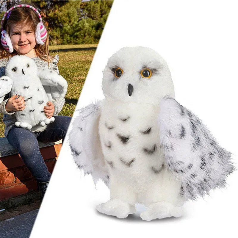 Snow white simulation animal doll cute snow owl plush owl doll children soft pillow Gift Kawaii Customized Plush Toy ShopOnlyDeal