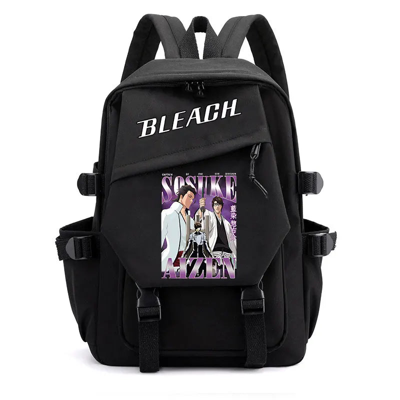 Anime Bleach Backpack | Kurosaki Ichigo Design Student School Shoulder Bag | Youth Outdoor Travel Backpack for Women and Kids ShopOnlyDeal