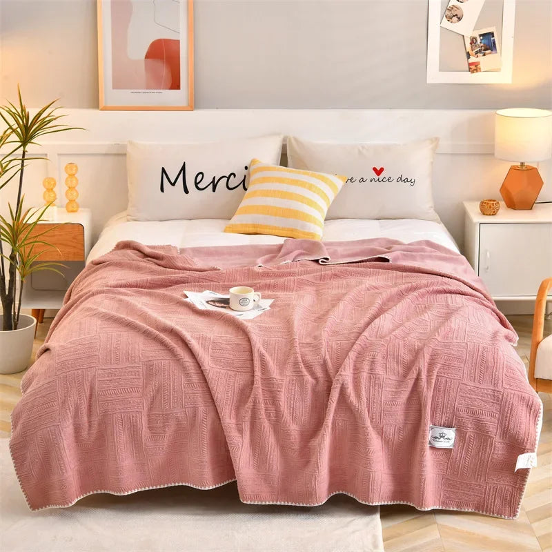 Milk Velvet Cooling Blanket | Lightweight Summer Comforter for Bed & Couch | Cozy Soft & Suitable for All Seasons ShopOnlyDeal