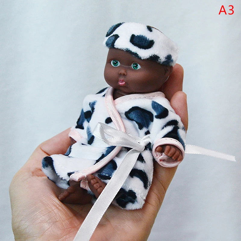 Reborn Dolls Baby Reborn Silicone Reborn Baby Doll 12cm Palm Dolls Pajamas Dress Simulation Baby Reborn Baby Doll Toys ShopOnlyDeal