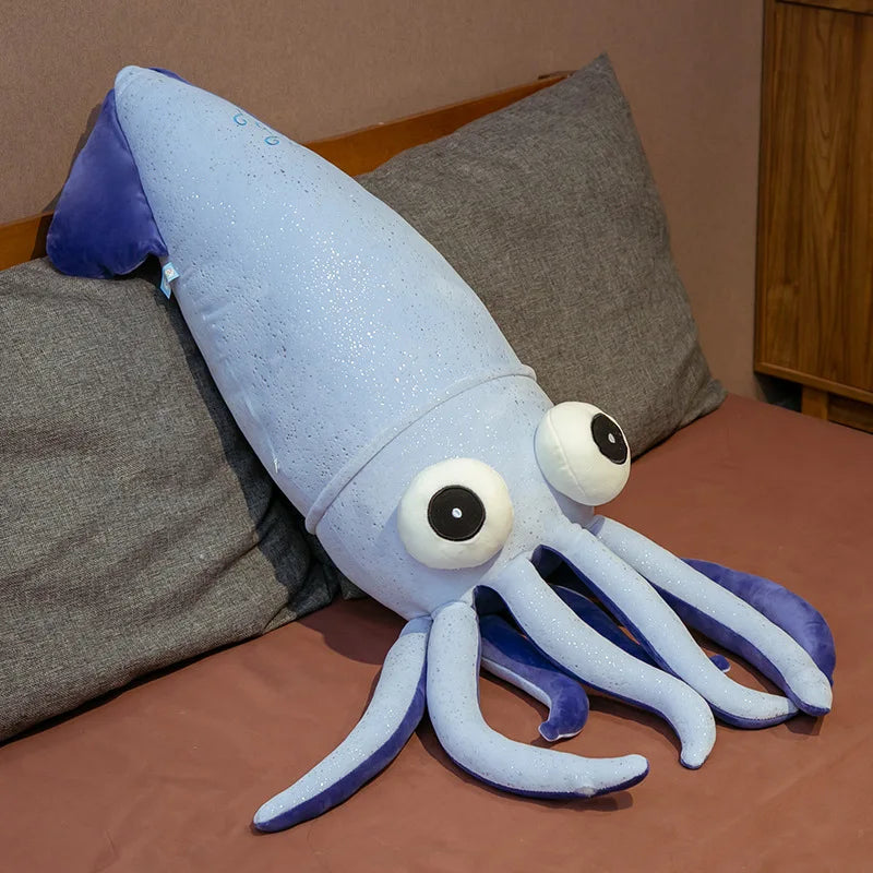 Cartoon Kawaii Simulation Squid Plush Doll | Creative Big Eyes Plush Octopus | Children's Birthday Gift | Room Decorations ShopOnlyDeal