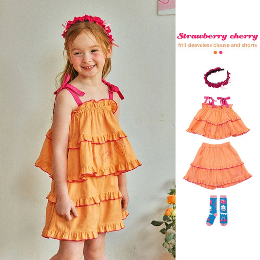 Summer Baby Girl Clothes | BEBE Children's Sets | T-Shirts & Shorts | Halter Tops Kids Clothes for Girls ShopOnlyDeal