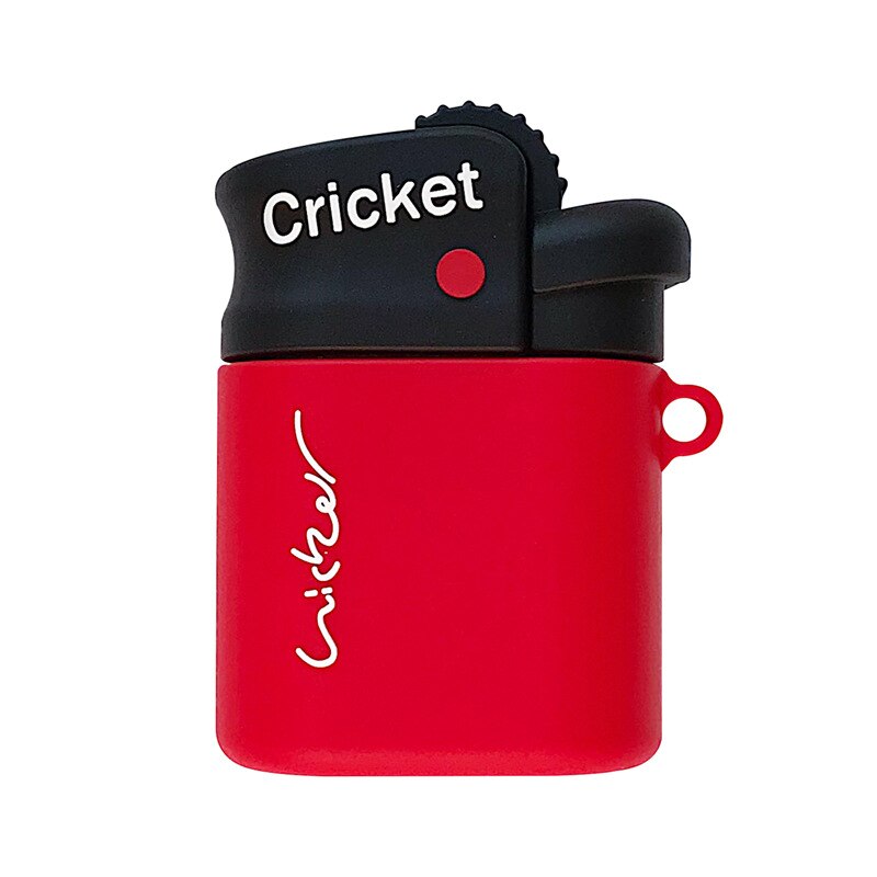 Cricket Airpod Case For Airpods Case,Fashion Cricket Lighter Style Soft Silicone Earphone Protective Cover Case For Airpods 1/2 Case For Men ShopOnlyDeal