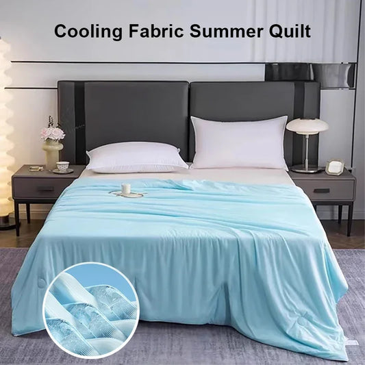 Ice Silk Summer Air Conditioning Cooling Quilt | Comforter Lightweight Blankets | Skin-Friendly Breathable & Water Washable Fabric ShopOnlyDeal