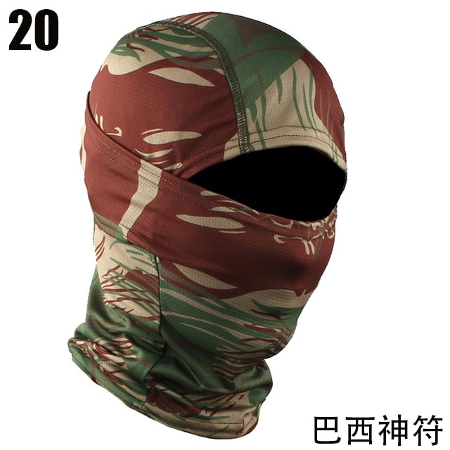 Tactical Camouflage Balaclava Full Face Mask Wargame CP Military Hat Hunting Bicycle Cycling Army Multicam Bandana Neck Gaiter ShopOnlyDeal