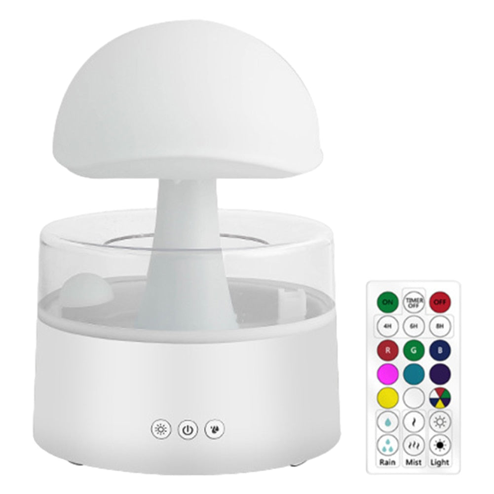 500ml Mushroom Rain Air Humidifier Rain Cloud Colorful Mushroom Aroma Diffuser Night Light USB Air Diffuser Mist Maker Machine ShopOnlyDeal