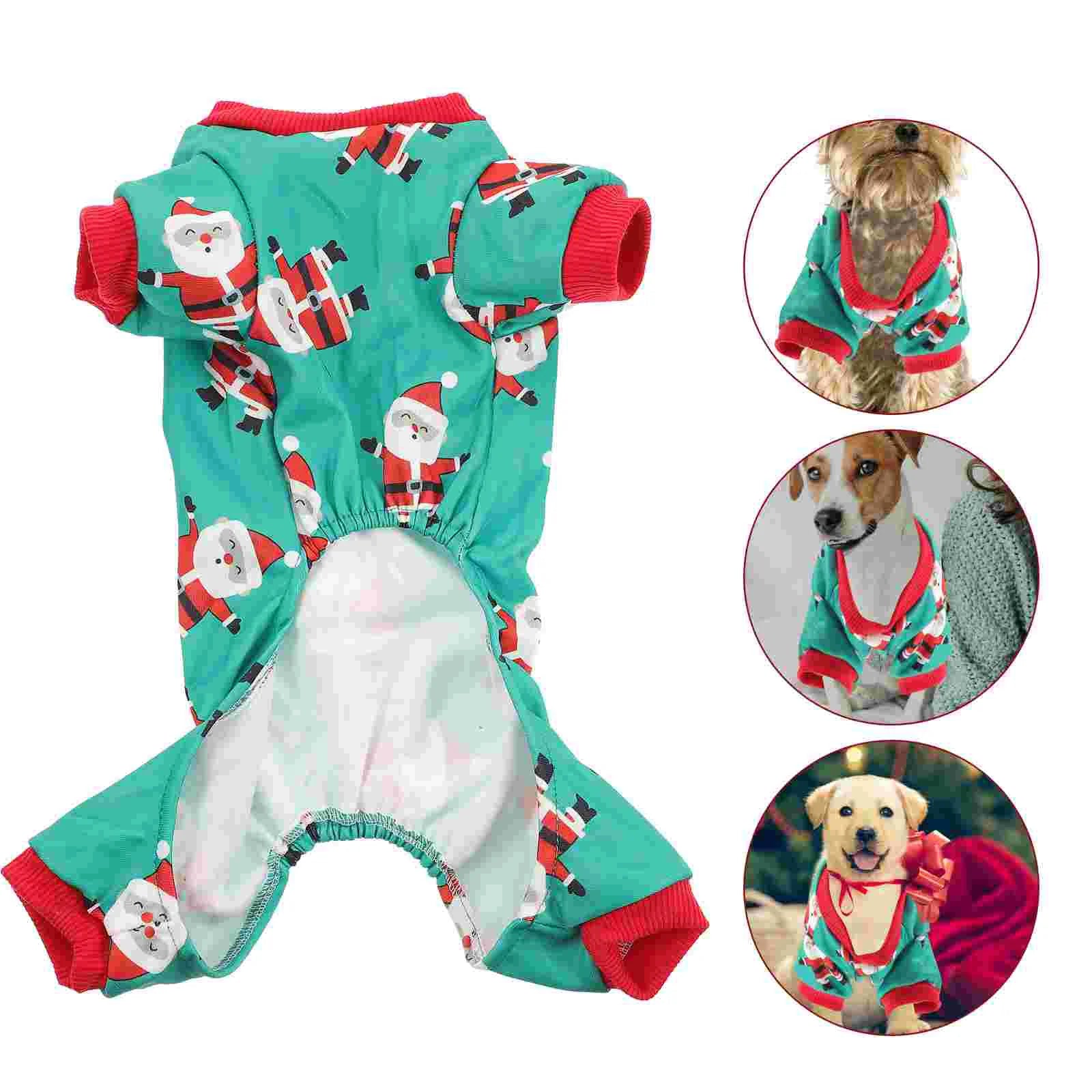 Christmas Dog Apparel Accessories Party Cloth Clothing Holiday Pet Dogs Pajamas ShopOnlyDeal