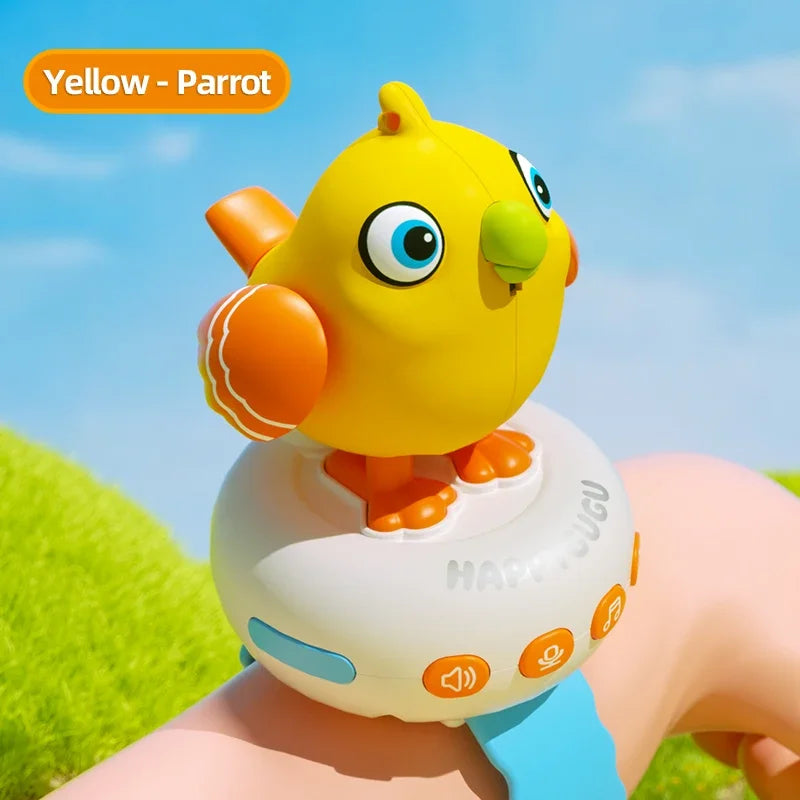 New Voice Interactive Bird Toy | Children's Educational Repeater | Wearable Watch Music Little Yellow Duck | Fun Whistle Toy Gift ShopOnlyDeal