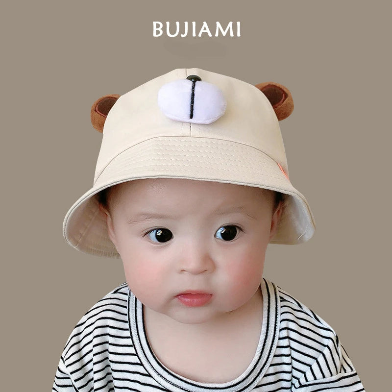 Cotton Newborn Autumn Cartoon Boy Fisherman Girls Baby Casual Kids Edge Sun Warm Hat Summer Cute Windproof Cap For Children ShopOnlyDeal