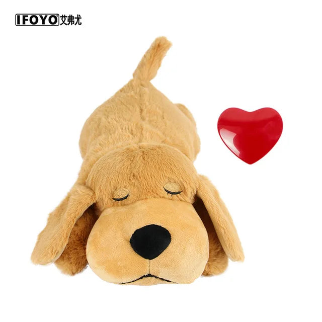 Pet Heartbeat Puppy Behavioral Training Dog Plush Pet Comfortable Snuggle Anxiety Relief Sleep Aid Doll Durable Drop Ship ShopOnlyDeal