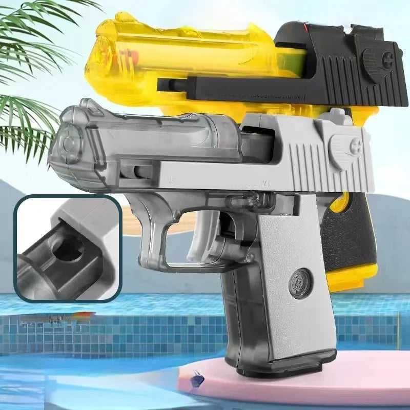 "Aqua Blaster" Summer Water Gun | High-Pressure, Full Automatic | Non-Electric Pistol for Kids & Adults | Ultimate Beach Toy Fun Girls Adult ShopOnlyDeal