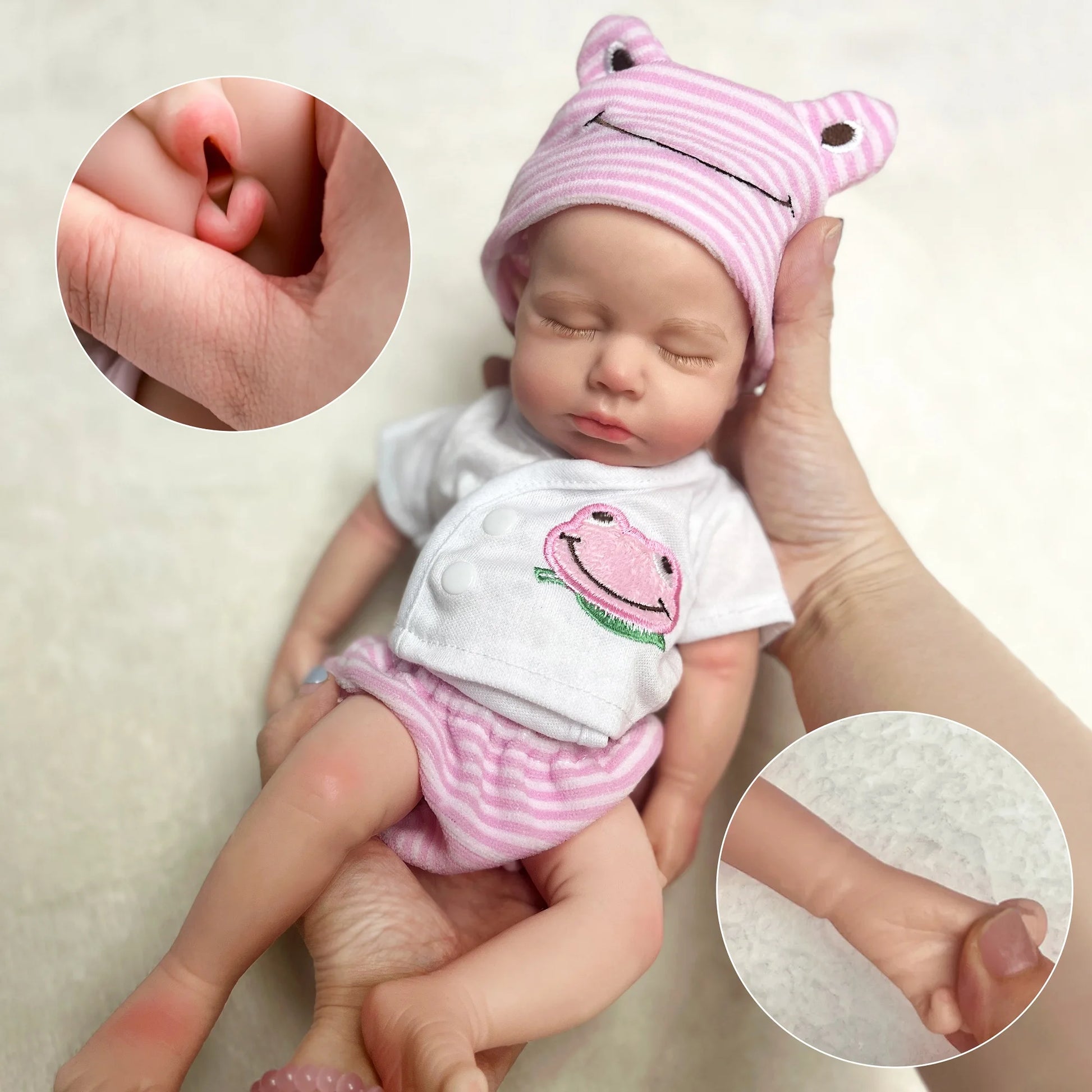 33cm Can Open Mouth Solid Silicone LouLou Bebe Reborn Girl and Boy Lifelike Reborn Dolls Muñecas Reborn Toy Corpo De Silicone ShopOnlyDeal