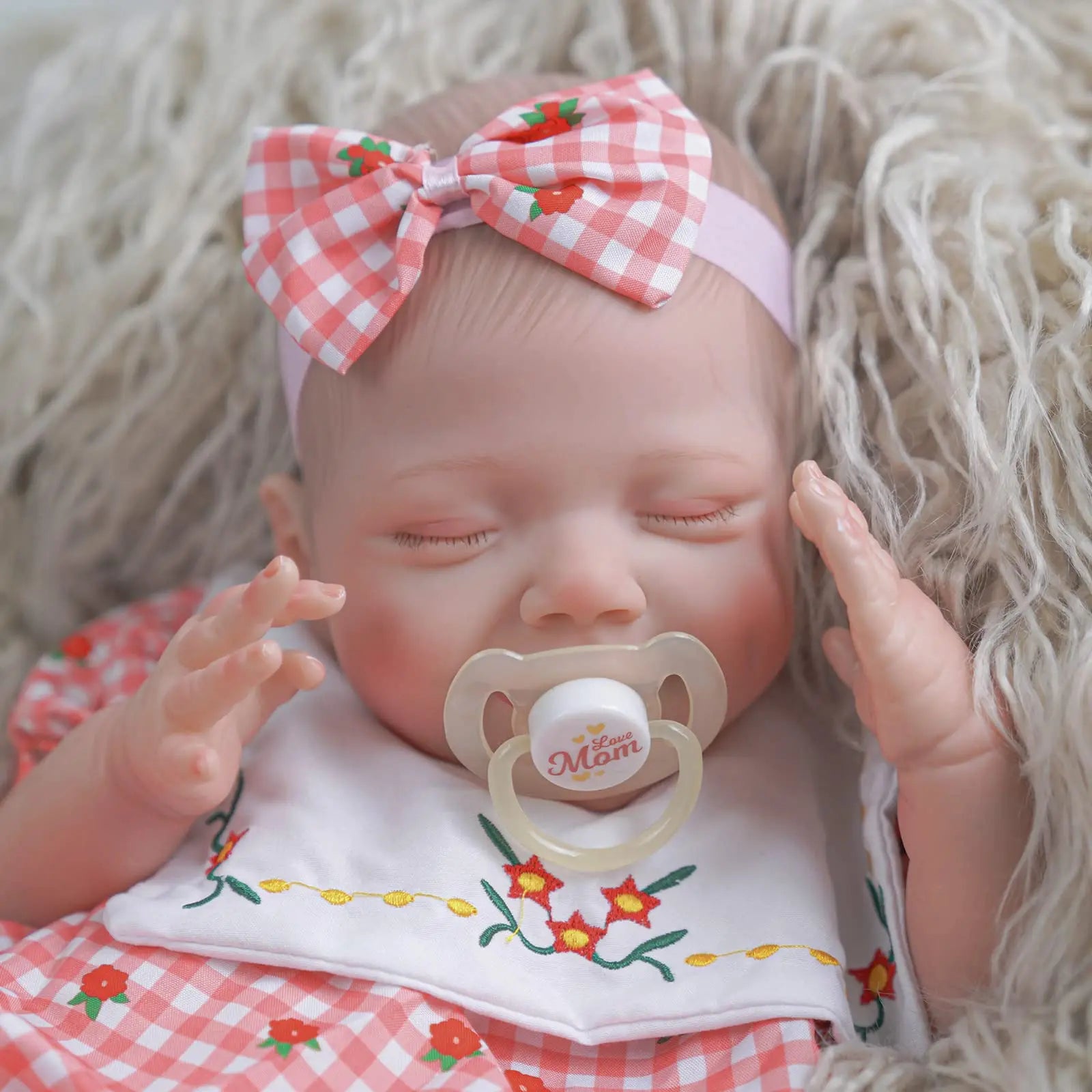 BABESIDE Lifelike Reborn Baby Dolls - 20-Inch Sweet Smile Real Life Realistic-Newborn Baby Dolls Soft Body Sleeping Baby Girl Ba ShopOnlyDeal