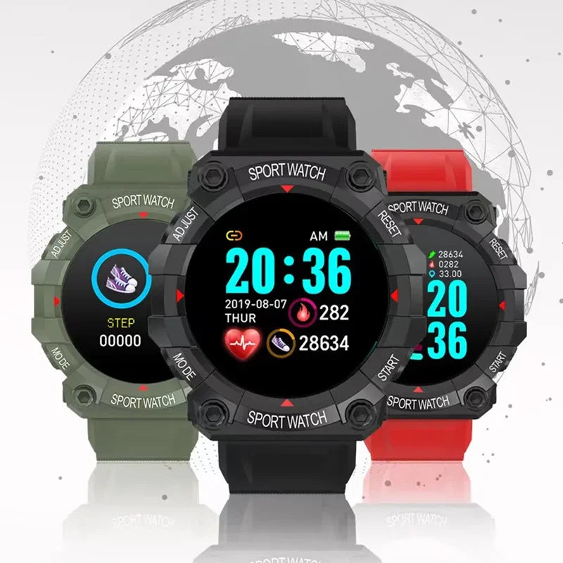 Smart Watch Men Women Smartwatch Heart Rate Blood Fitnes Tracker Touch Screen Sports Watches Bluetooth For IOS Android ShopOnlyDeal