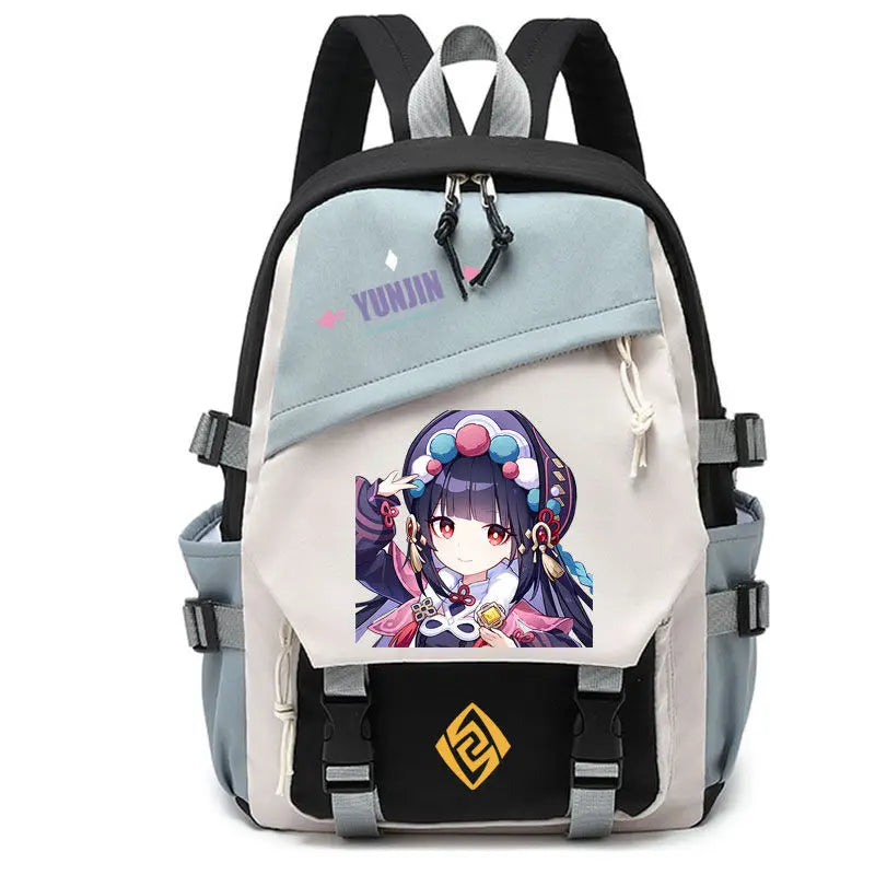 Genshin Impact Anime Cosplay Students School Bag Backpack Beelzebul Ayaka Xiao Bookbag Travel Rucksack Outdoor Boys Girls Gifts ShopOnlyDeal