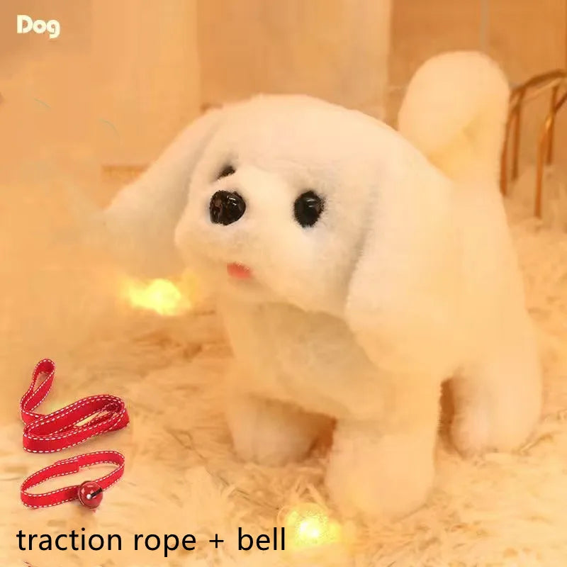 Baby Toy Dog That Walks Barks Tail Wagging Plush Interactive Electronic Pets Puppy Montessori Toys for Girls Boys Christmas Gift ShopOnlyDeal