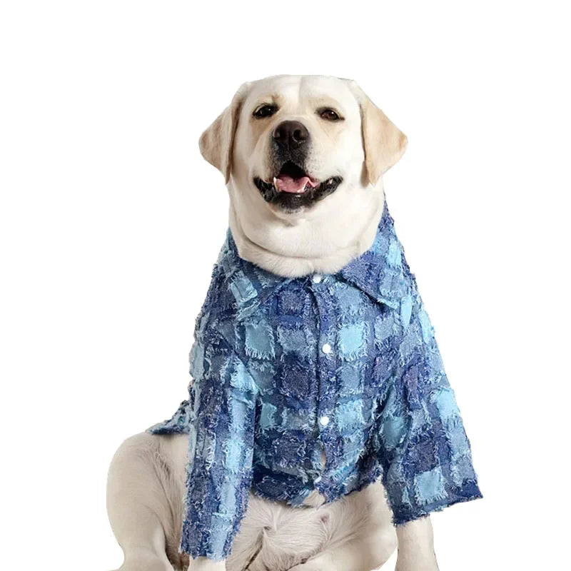 Spring and Autumn Pet Shirt Medium and Large Dog Clothes Labrador Doberman Golden Retriever Dogs Clothes Ropa Perro ShopOnlyDeal