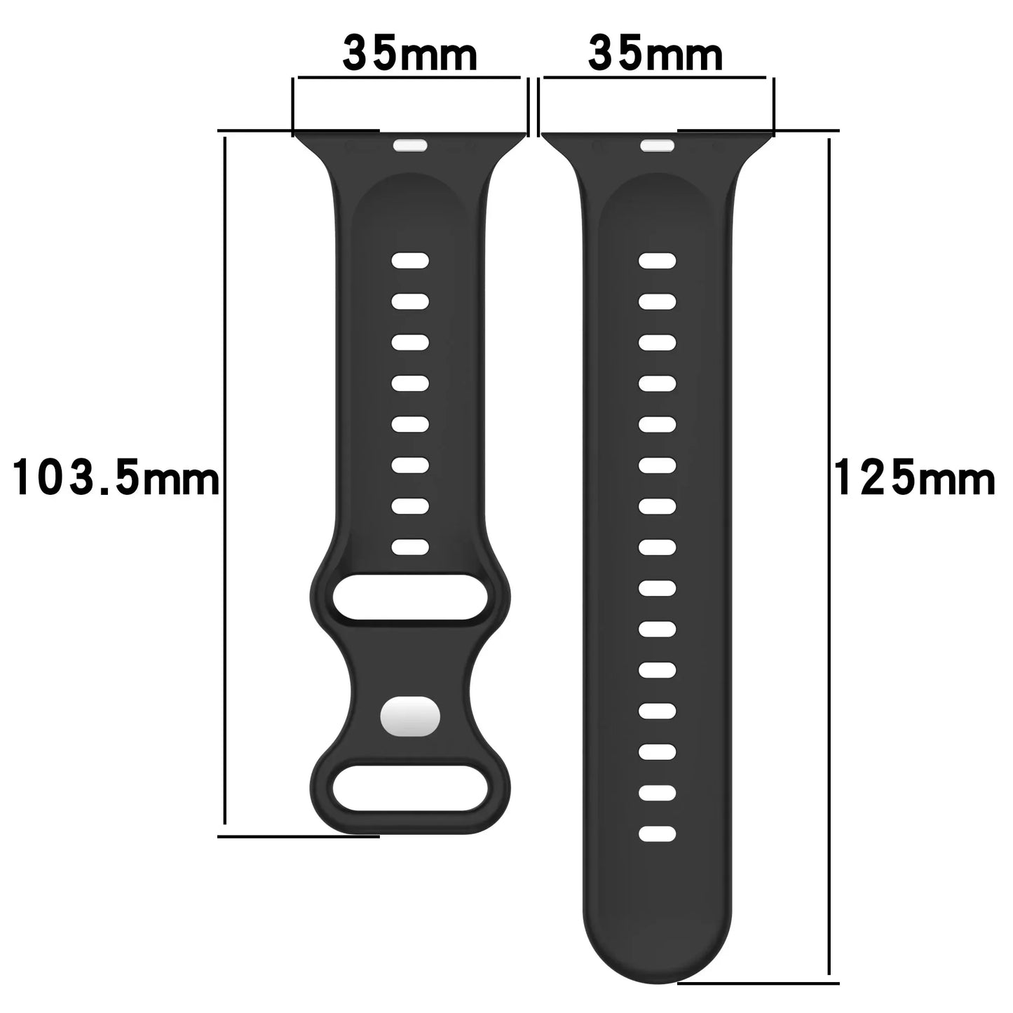 Loop Strap for Apple Watch Band Ultra 2 | Silicone Sport Bracelet | 49mm, 45mm, 44mm, 41mm, 40mm, 42mm, 38mm | Compatible with iWatch Series 8, 7, SE, 6, 5, 4, 3, 2 ShopOnlyDeal