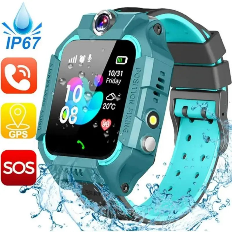 2024 Q19 Kids Smart Watch Kids GPS WIFI 2G Sim Card LBS Tracker SOS Camera Children Voice Smartwatch With Sim Card ShopOnlyDeal