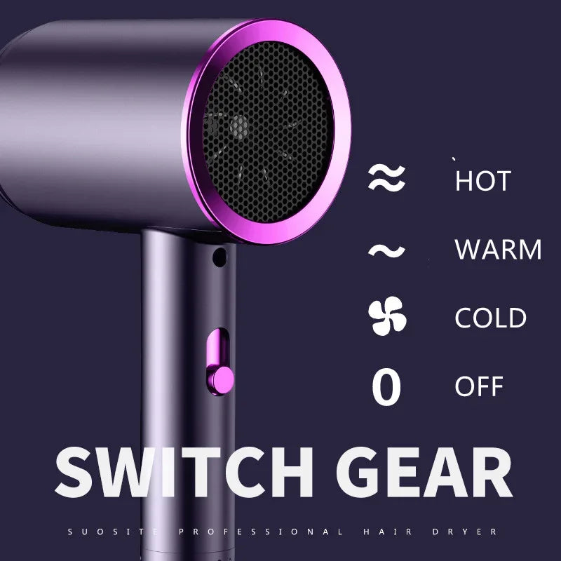 High Quality And Low Price Hair Dryer Free Shipping Available In EU, US, UK Plugs 110V~240V Voltage Safety Electric Hair Brush ShopOnlyDeal